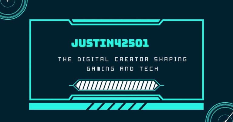 Justin42501 showcasing his digital journey in gaming and tech innovation.